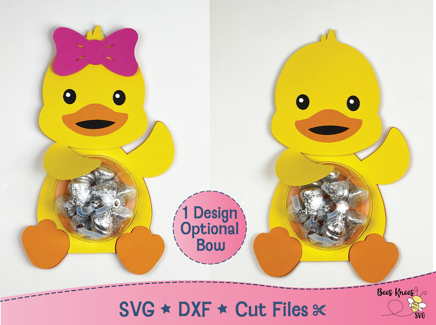Duck Dome Candy Holder SVG File