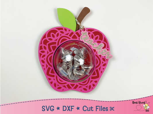 Apple Candy Holder SVG File