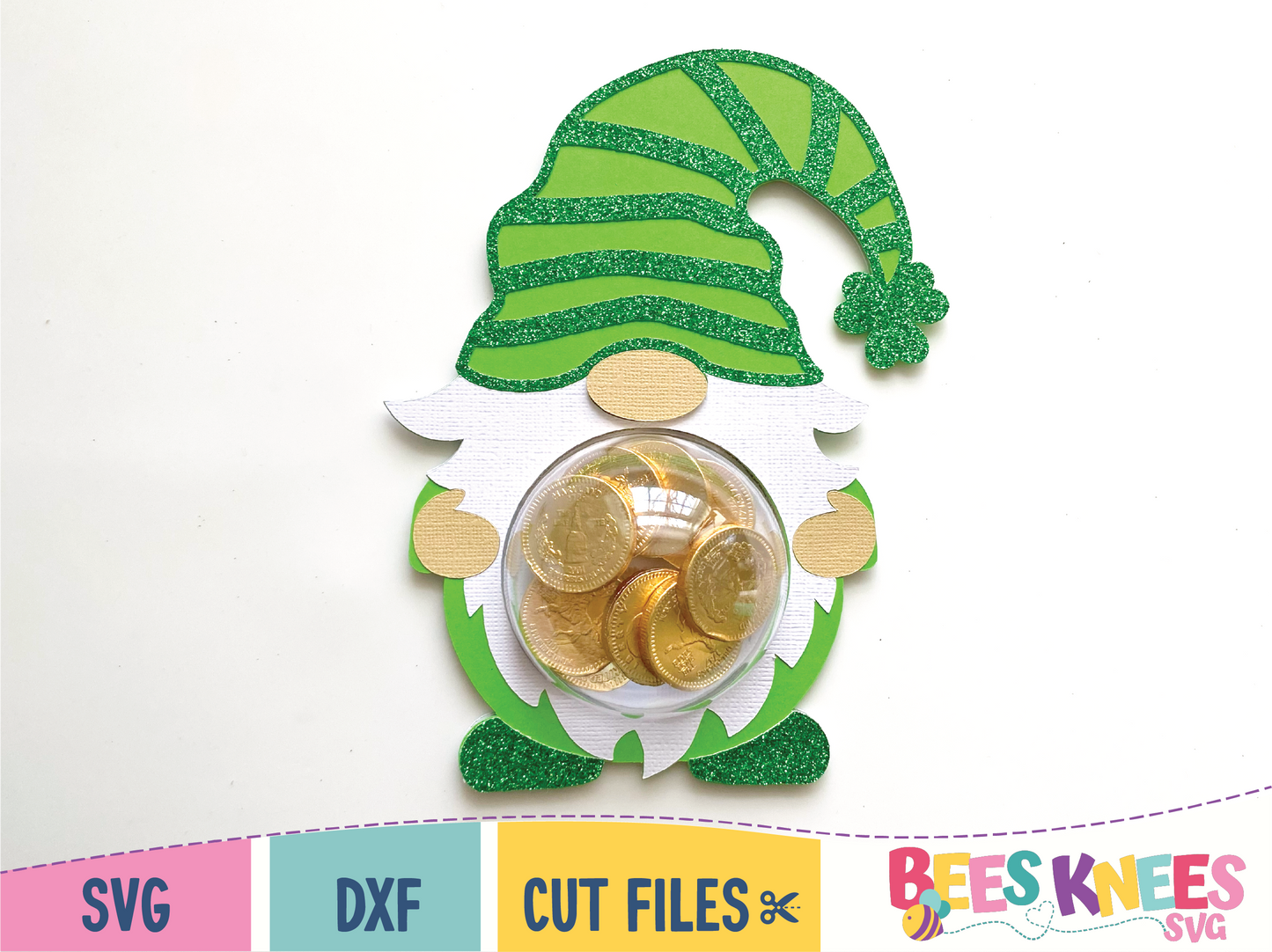 St. Patrick's Day Gnome Dome Candy Holder for Cricut or Silhouette