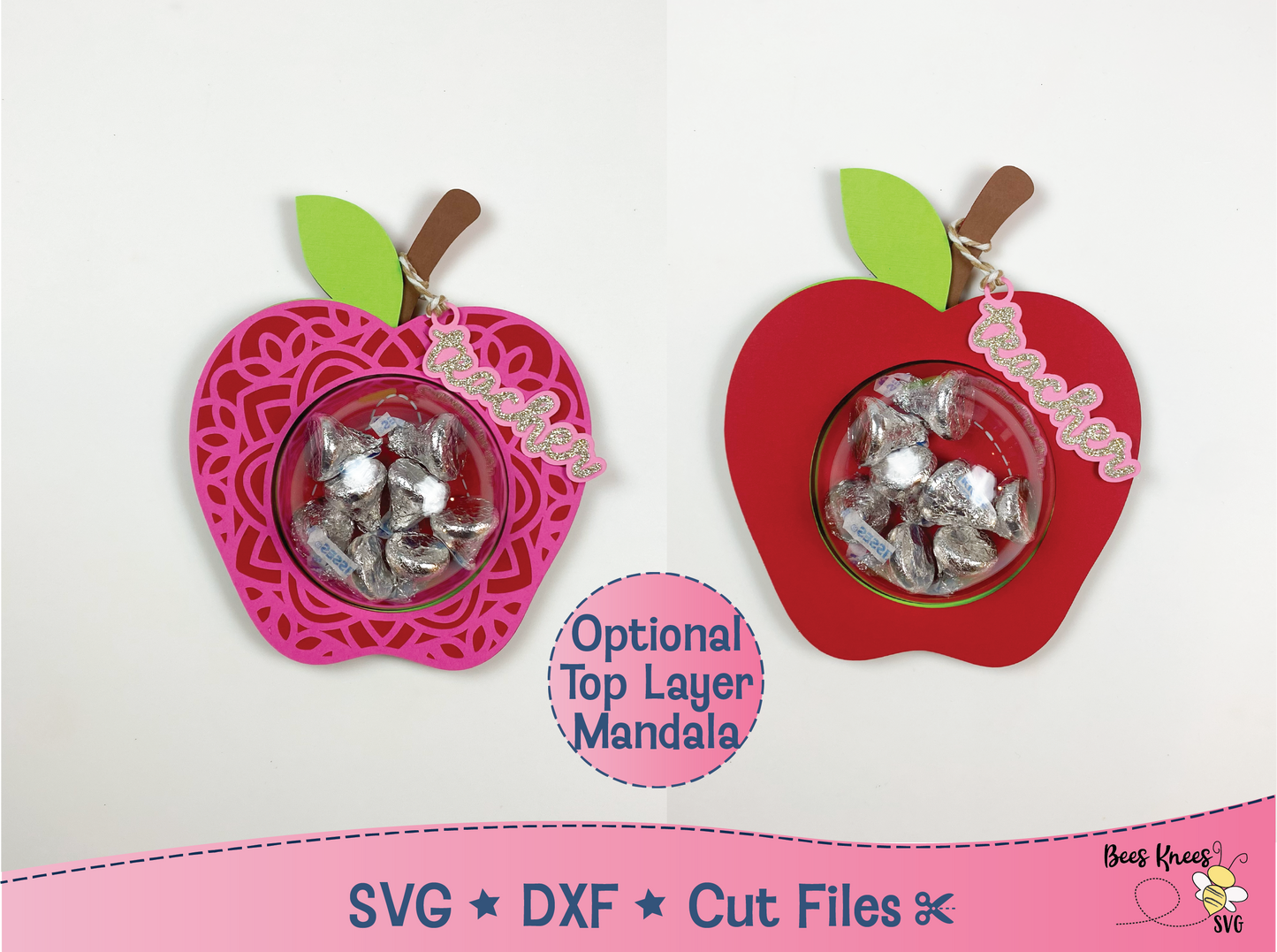 Apple Candy Holder SVG File