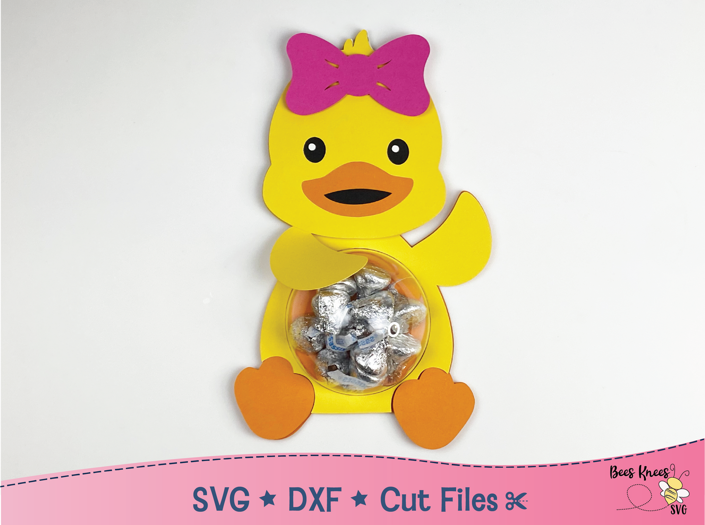 Duck Dome Candy Holder SVG File