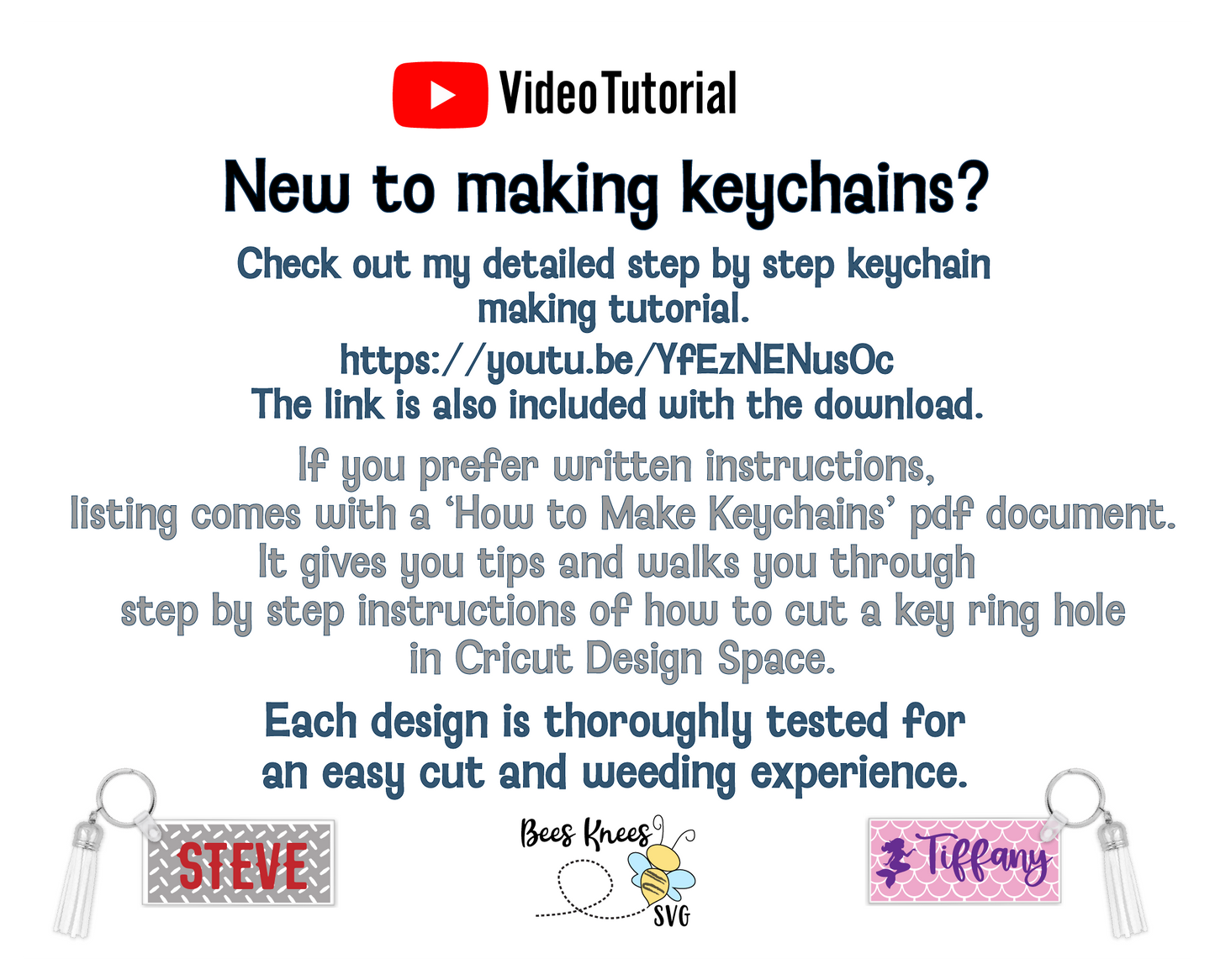Rectangle Pattern Keychain 2.8" x 1.2" SVG Cut Files