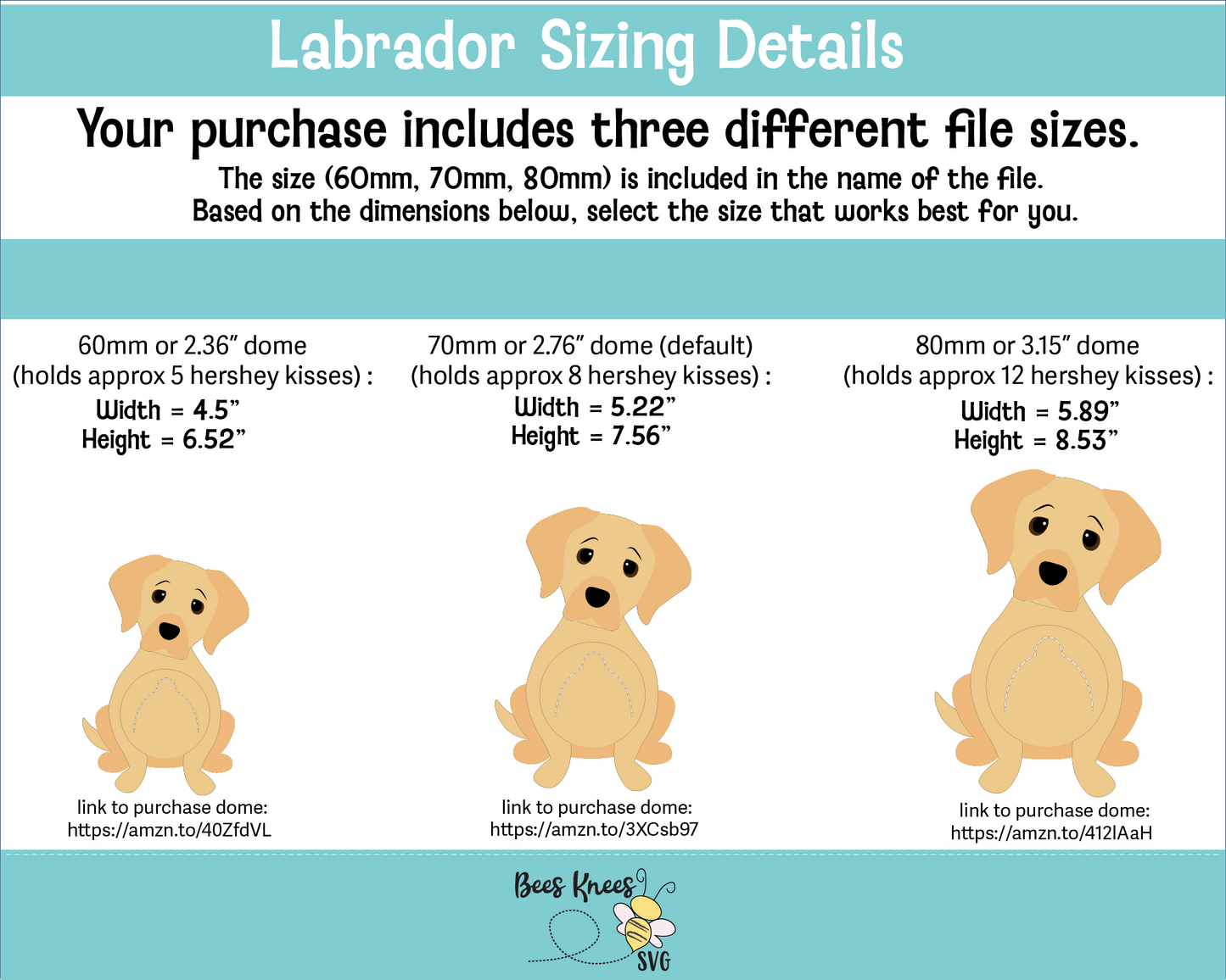 Labrador Retriever Dog Candy Holder SVG File