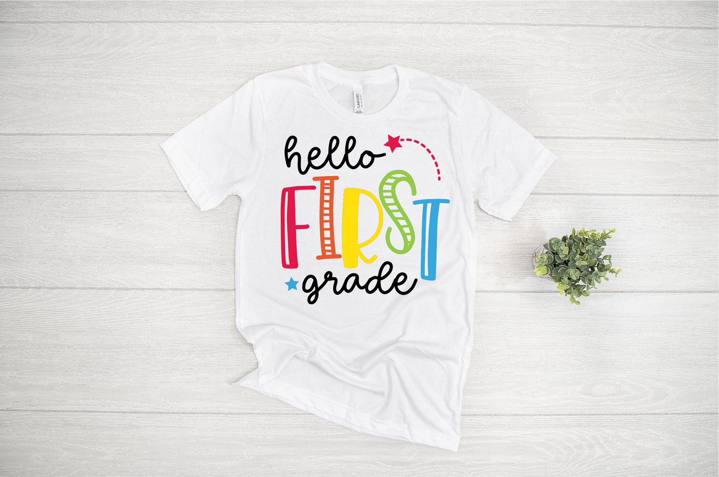 Hello First Grade SVG Cut File Digital Download