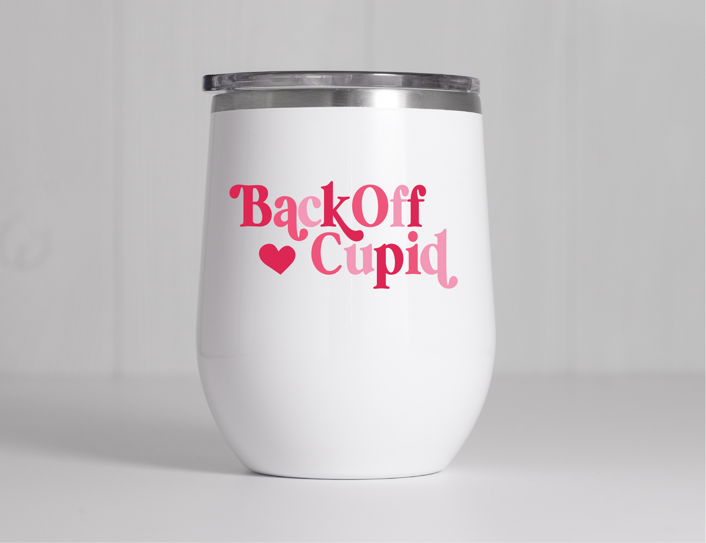 Back Off Cupid Retro Modern SVG Cut File Digital Download