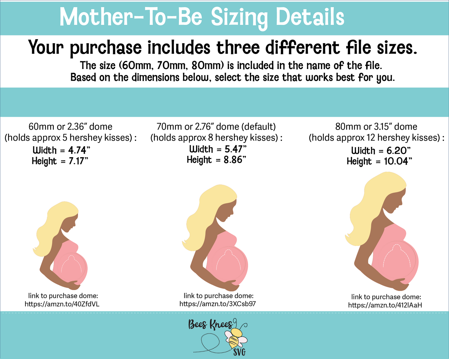 Mommy to Be Candy Holder SVG Template Cut File