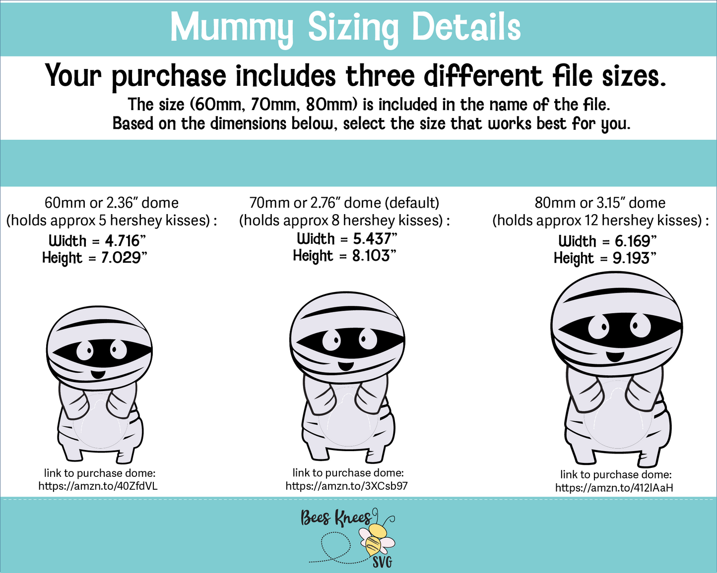 Mummy Candy Holder SVG File