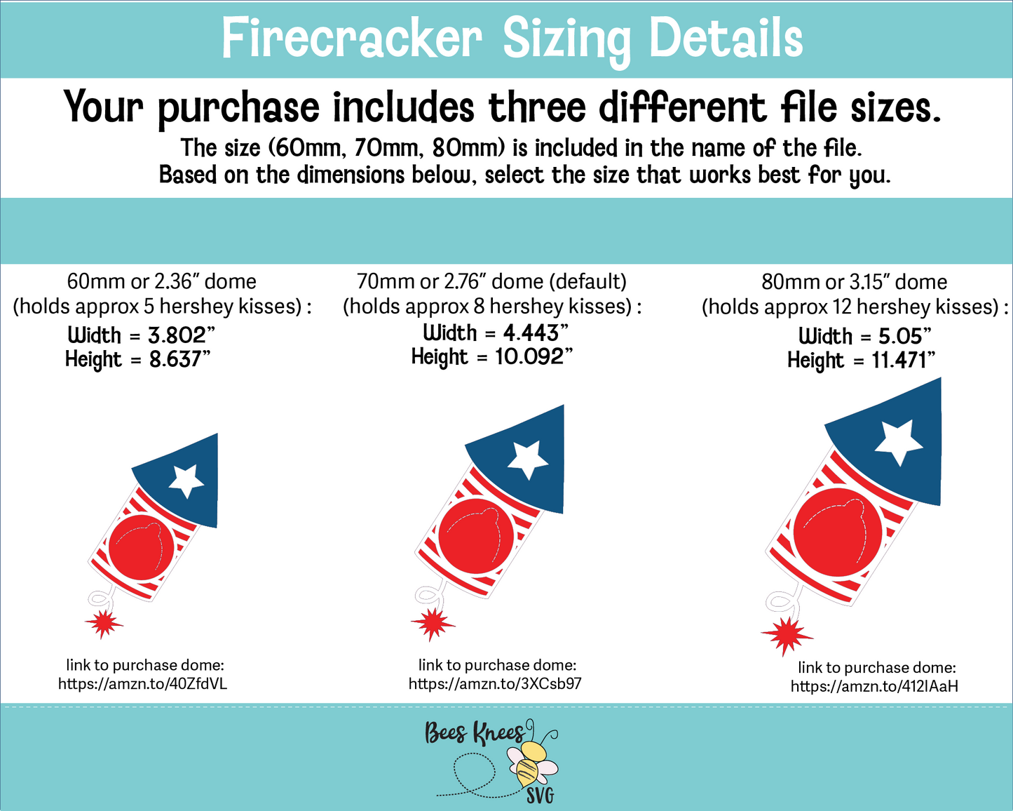 Patriotic Firecracker Candy Holder SVG File