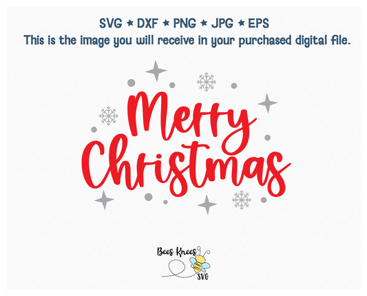 Merry Christmas SVG File