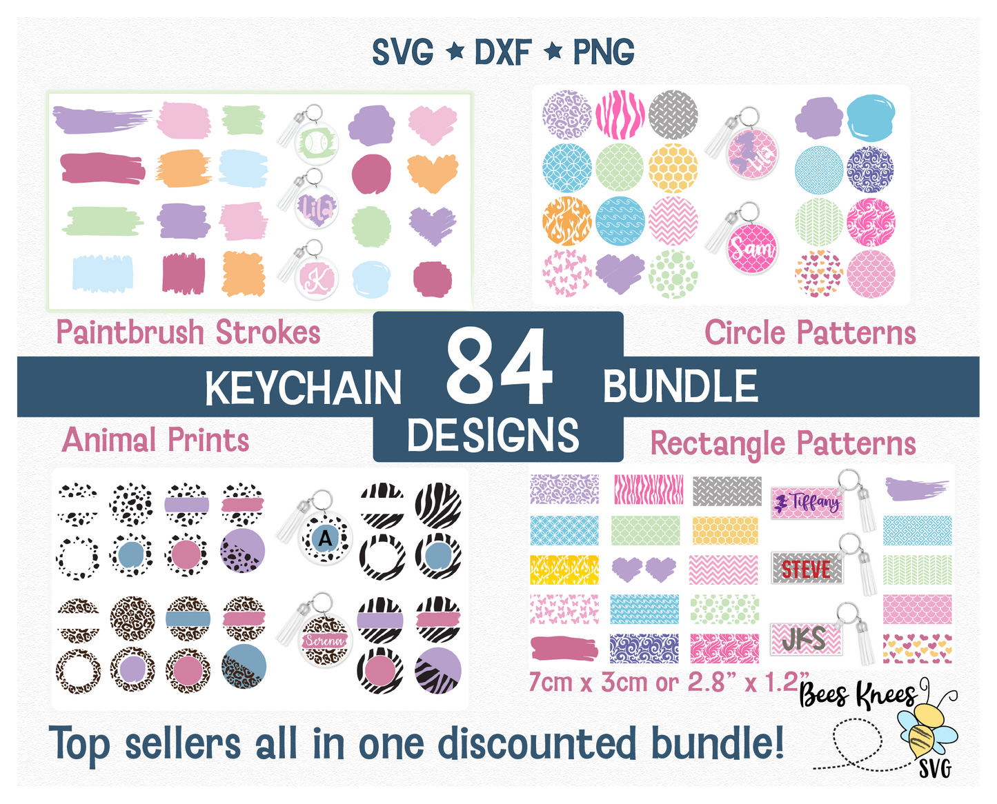 Keychain Mega Bundle SVG Cut Files