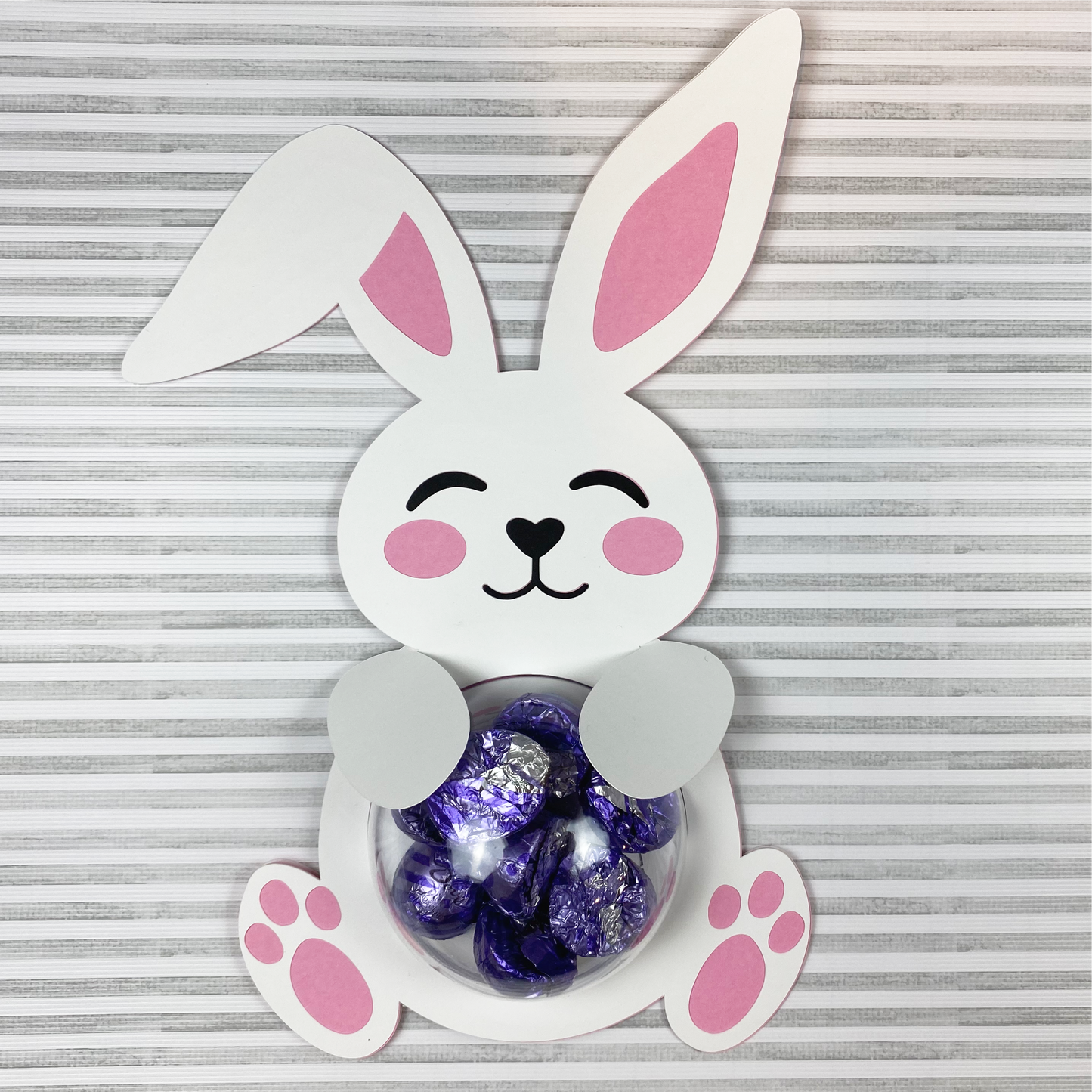 Bunny Candy Dome Holder SVG File