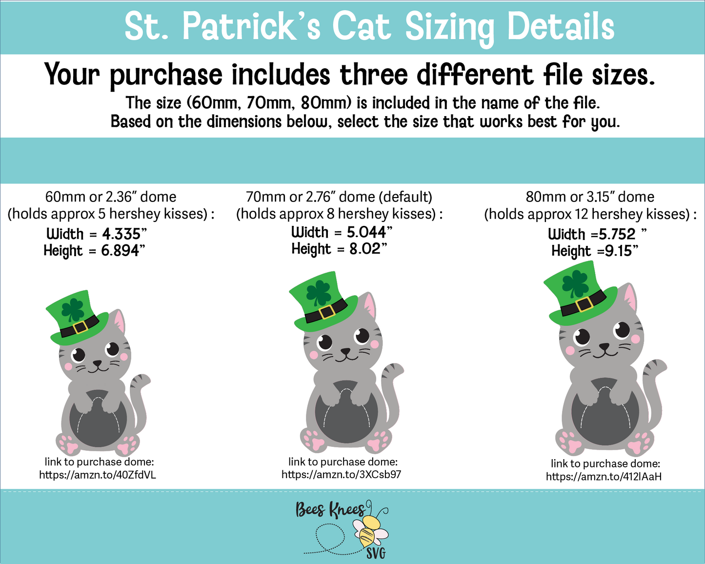 St. Patrick's Day Cat Candy Holder SVG File