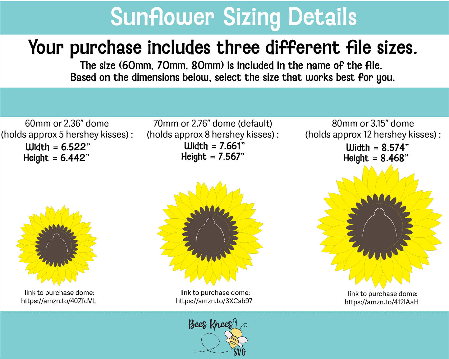 Sunflower Candy Holder SVG File