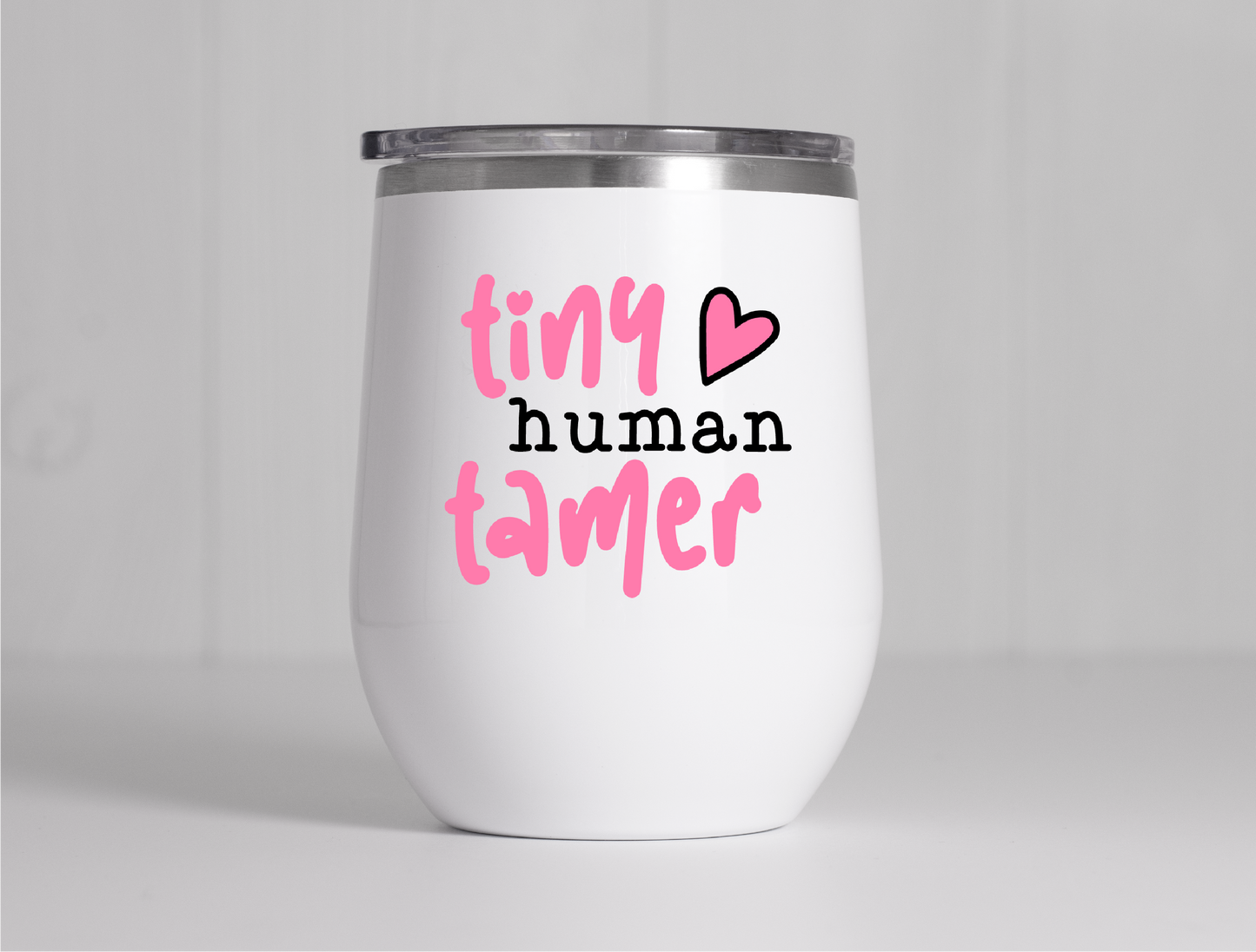 Tiny Human Tamer Funny Teacher SVG Cut File Digital Download