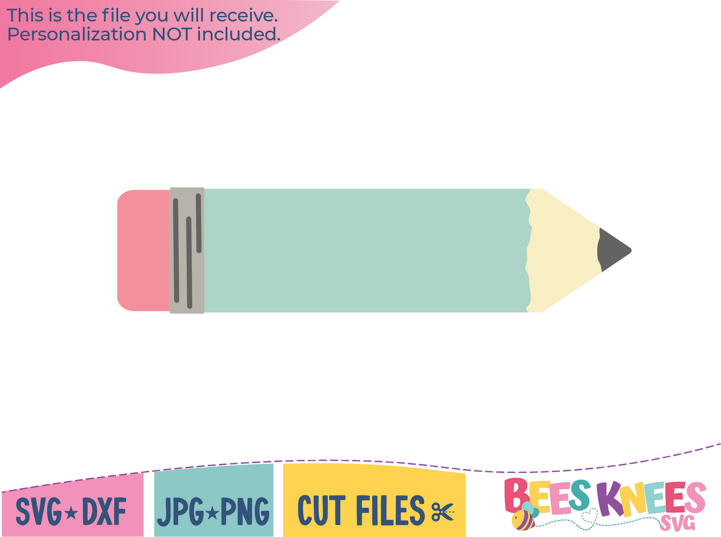 Pencil SVG Digital Cut File Teacher Appreciation